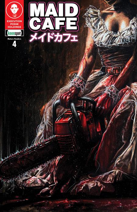 MAID CAFE #4 CVR C NAOMI GRIFFIN HIHI DARKNESS VAR ISBN: 60283502325600431 - FOC DATE: 7/12/26 - Release Date: 8/19/26