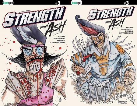 STRENGTH & ASH #3 CVR D STEFANO CARDOSELLI & FRANCESCA PERILLO HOLOFOIL FLIP VAR ISBN: 60283502332400341 - FOC DATE: 7/12/26 - Release Date: 8/19/26