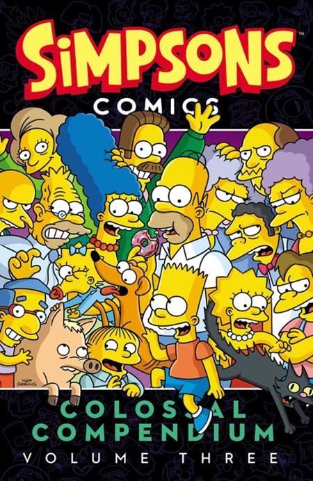 SIMPSONS COMICS COLOSSAL COMPENDIUM TP VOL 03 ISBN: 978006236059551999 - FOC DATE: 7/5/26 - Release Date: 8/5/26