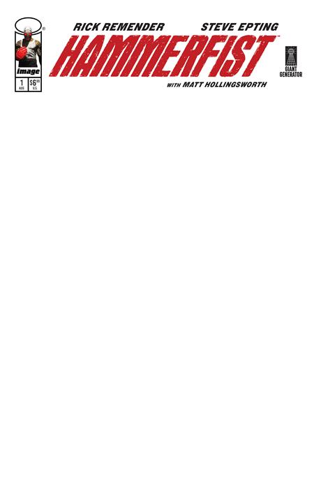 HAMMERFIST #1 CVR D BLANK SKETCH VAR (MR) ISBN: 70985304826800141 - FOC DATE: 8/2/26 - Release Date: 8/26/26