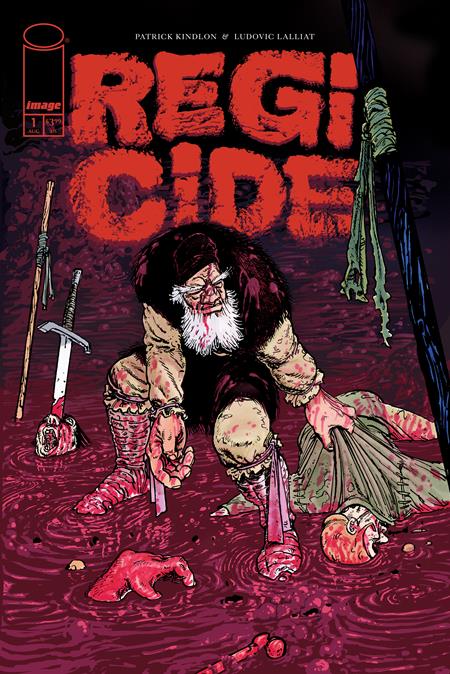 REGICIDE #1 (OF 4) CVR A LUDOVIC LALLIAT (MR) ISBN: 70985304831200111 - FOC DATE: 7/19/26 - Release Date: 8/12/26