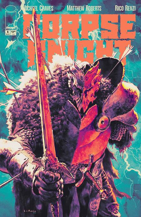 CORPSE KNIGHT #5 (OF 6) CVR B LEWIS LAROSA & RICO RENZI VAR (MR) ISBN: 70985304630100521 - FOC DATE: 8/2/26 - Release Date: 8/26/26