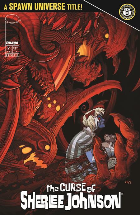 SPAWN THE CURSE OF SHERLEE JOHNSON #7 CVR B CHRIS STEVENS VAR ISBN: 70985304318800721 - FOC DATE: 8/2/26 - Release Date: 8/26/26