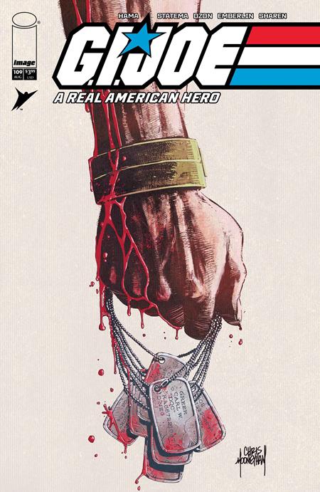 GI JOE A REAL AMERICAN HERO #109 HAMA FILES EDITION CVR B CHRIS MOONEYHAM VAR ISBN: 70985304834300121 - FOC DATE: 8/2/26 - Release Date: 8/26/26