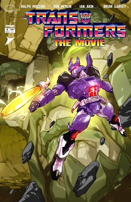 TRANSFORMERS THE MOVIE 40TH ANNIVERSARY EDITION #3 (OF 3) CVR A KARL KERSCHL ISBN: 70985304715500311 - FOC DATE: 7/12/26 - Release Date: 8/5/26