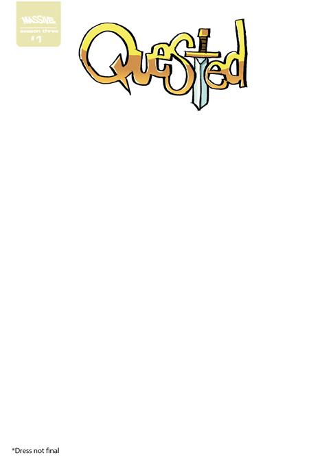 QUESTED #1 (OF 3) CVR D BLANK SKETCH VAR ISBN: 72355236096400141 - FOC DATE: 7/19/26 - Release Date: 8/26/26