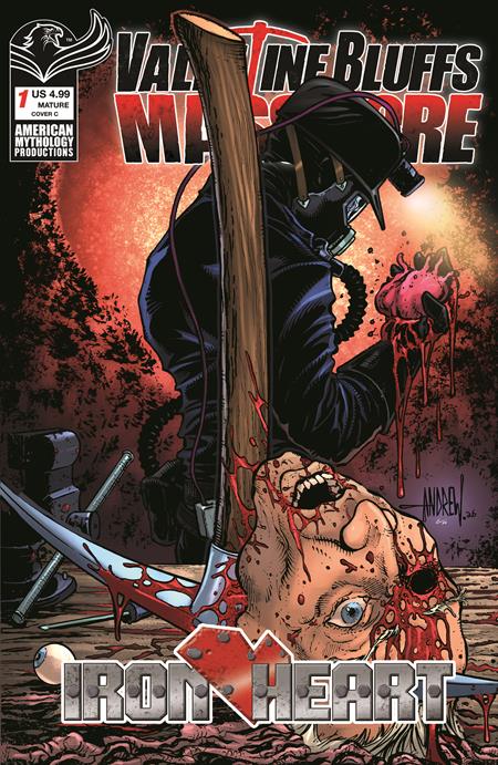 VALENTINE BLUFFS MASSACRE IRON HEART #1 (OF 2) CVR C ANDREW MANGUM VAR (MR) ISBN: 78200334600100131 - FOC DATE: 8/2/26 - Release Date: 8/26/26