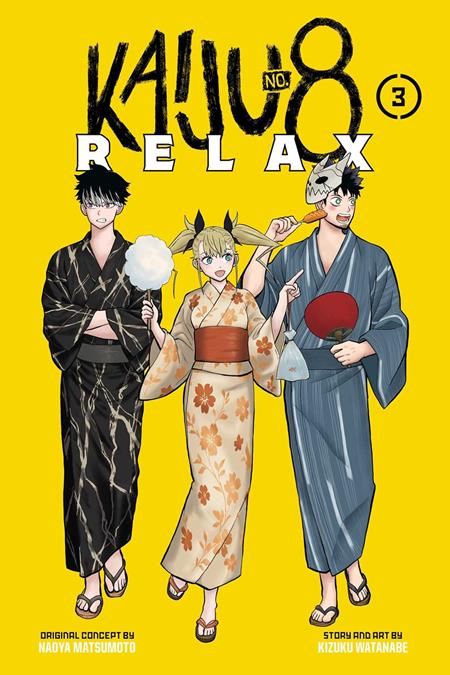 KAIJU NO 8 RELAX TP VOL 03 ISBN: 978197471675351199 - FOC DATE: 7/5/26 - Release Date: 8/5/26