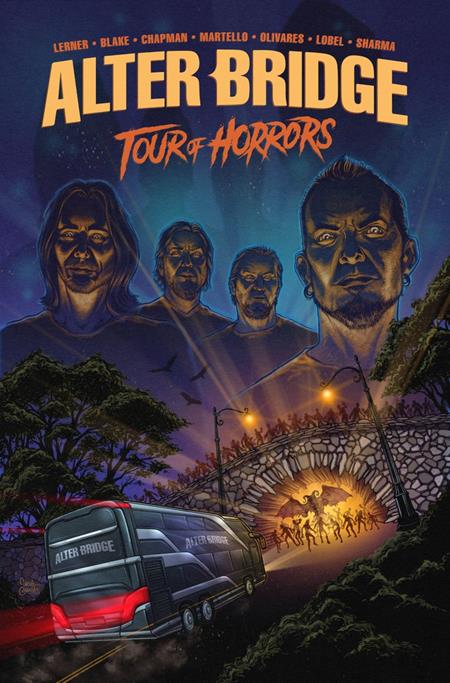 ALTER BRIDGE HC TOUR OF HORRORS ISBN: 978195492839854000 - FOC DATE: 6/28/26 - Release Date: 8/5/26