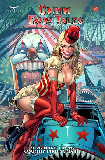 GRIMM FAIRY TALES 2026 DARK CIRCUS COSPLAY PINUP SPECIAL (ONE SHOT) CVR A IGOR VITORINO ISBN: 73238850810500111 - FOC DATE: 8/16/26 - Release Date: 9/9/26