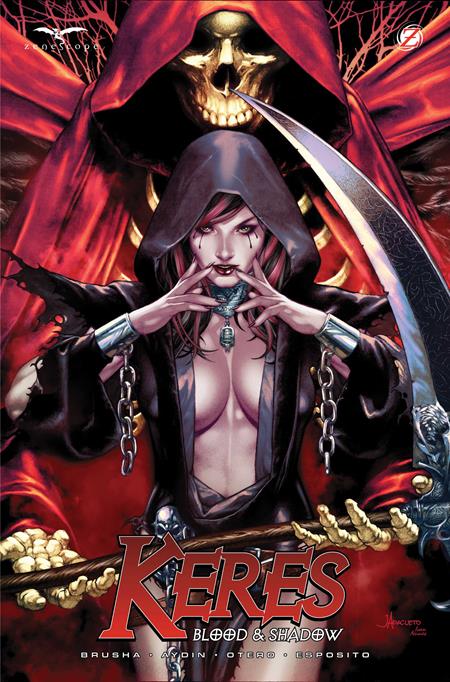 KERES BLOOD AND SHADOW (ONE SHOT) CVR A JAY ANACLETO ISBN: 73238850780100111 - FOC DATE: 8/16/26 - Release Date: 9/9/26