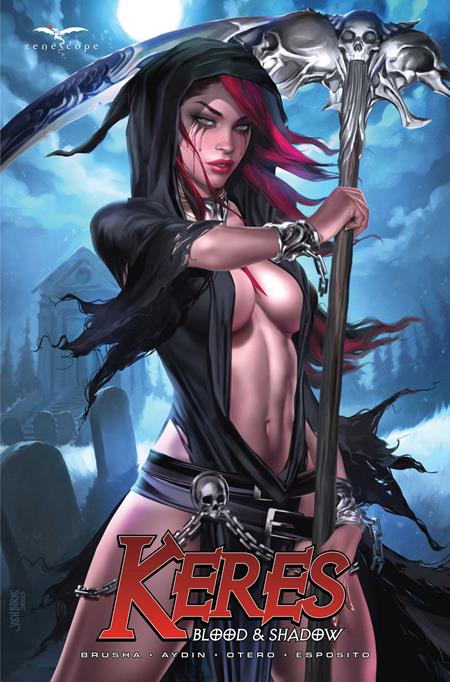 KERES BLOOD AND SHADOW (ONE SHOT) CVR B JOSH BURNS VAR ISBN: 73238850780100121 - FOC DATE: 8/16/26 - Release Date: 9/9/26