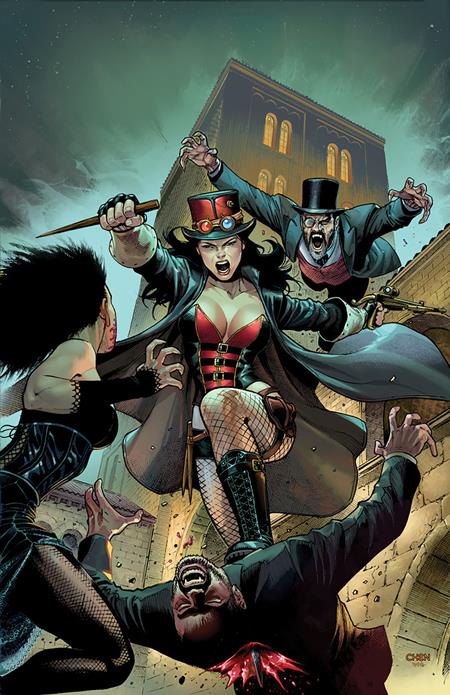 VAN HELSING THRONE OF BLOOD (ONE SHOT) CVR A SEAN CHEN ISBN: 73238850740500111 - FOC DATE: 8/16/26 - Release Date: 9/9/26