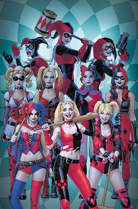 HARLEY QUINN #43 CVR D NICOLA SCOTT ARTIST SPOTLIGHT CARD STOCK VAR - Release Date: 9/25/24
