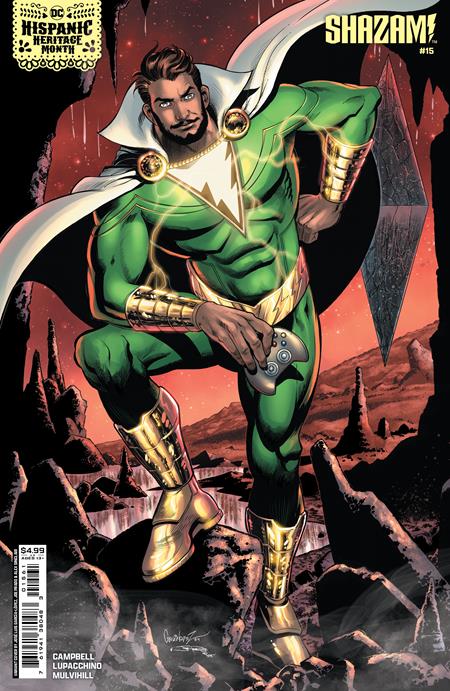 SHAZAM #15 CVR D JOSE LUIS GARCIA-LOPEZ & JOE PRADO HISPANIC HERITAGE MONTH CARD STOCK VAR - Release Date: 9/4/24