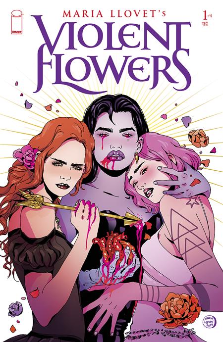 VIOLENT FLOWERS #1 (OF 4) CVR A MARIA LLOVET (MR) - Release Date: 9/25/24