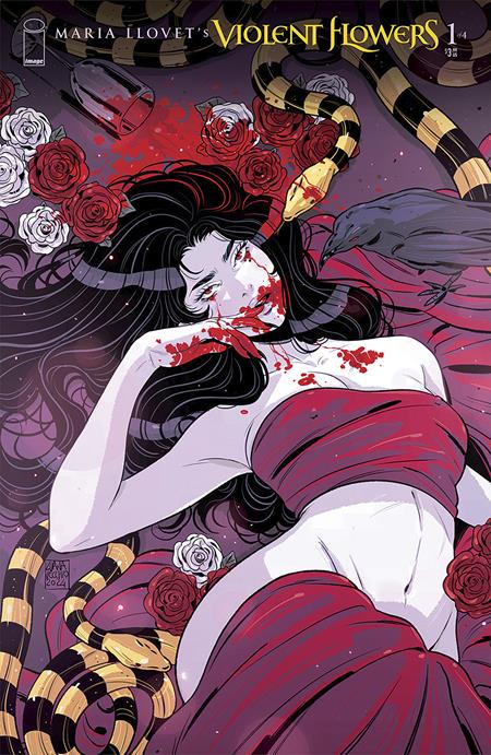 VIOLENT FLOWERS #1 (OF 4) CVR G LUANA VECCHIO VAR (MR) - Release Date: 9/25/24