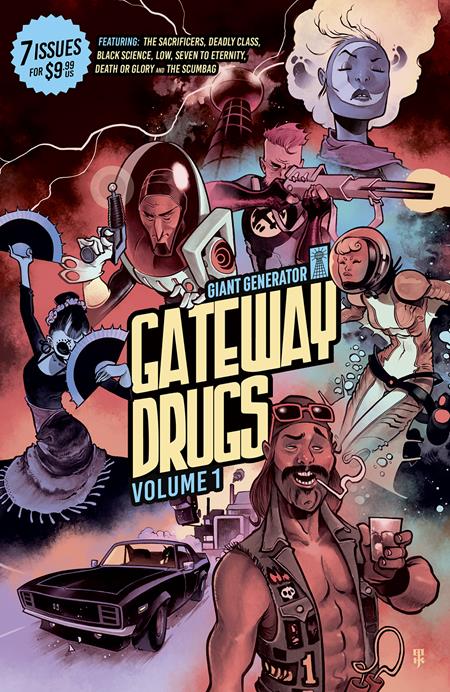 GIANT GENERATOR FIRST ISSUE SAMPLER TP VOL 01 GATEWAY DRUGS (MR) - Release Date: 9/25/24