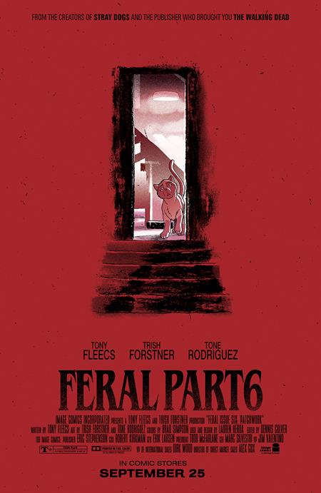 FERAL #6 CVR B TONY FLEECS & TRISH FORSTNER MOVIE HOMAGE VAR - Release Date: 9/25/24