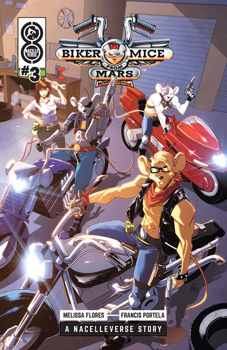 BIKER MICE FROM MARS #3 (OF 3) CVR B MARCO RENNA & ANDREW DALHOUSE VAR - Release Date: 9/18/24