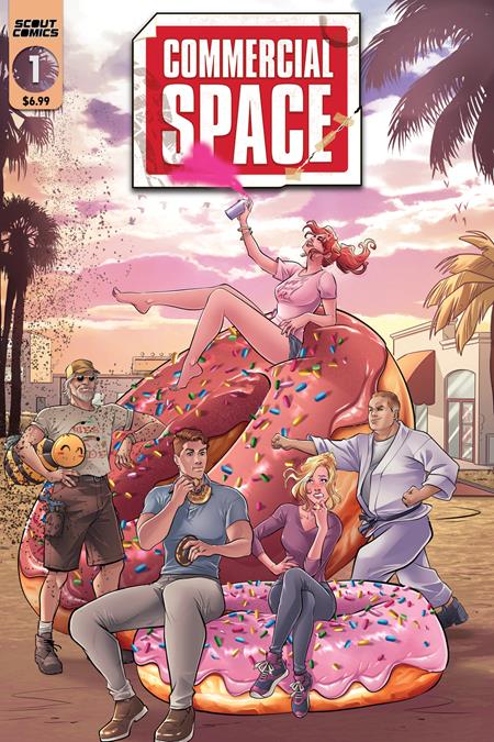 COMMERCIAL SPACE #1 (ONE SHOT) CVR B MICHELA CACCIATORE VAR - Release Date: 9/25/24