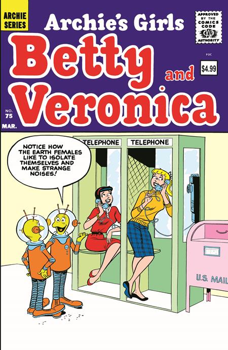 ARCHIE FACSIMILE #7 BETTY AND VERONICA #75 CVR A BOB WHITE - 9/24/25 - Release Date: 9/24/25