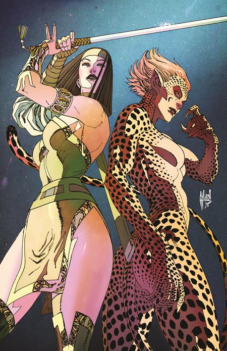 CHEETAH AND CHESHIRE ROB THE JUSTICE LEAGUE #2 (OF 6) CVR C GUILLEM MARCH CARD STOCK VAR - 9/3/25 - Release Date: 9/3/25