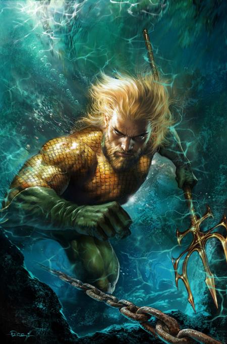 AQUAMAN #9 CVR B LUCIO PARRILLO CARD STOCK VAR - 9/10/25 - Release Date: 9/10/25