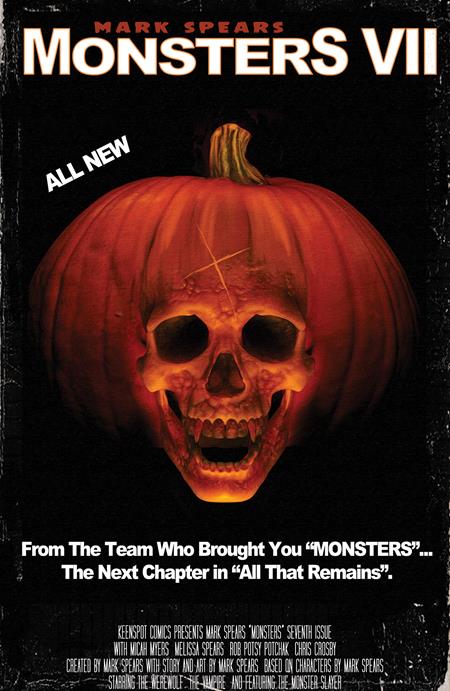 MARK SPEARS MONSTERS #7 CVR C MARK SPEARS HALLOWEEN II HOMAGE VAR - 9/24/25 - Release Date: 9/24/25