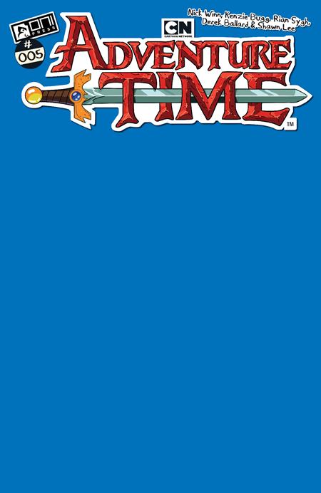 ADVENTURE TIME (2025) #5 CVR C ICE KING BLUE BLANK SKETCH VAR - 9/3/25 - Release Date: 9/3/25