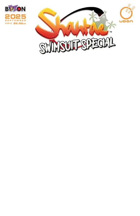2025 SHANTAE SWIMSUIT SPECIAL #1 (ONE SHOT) CVR C BLANK SKETCH VAR Previously FOC'd on 7/28 - 9/3/25 - Release Date: 9/3/25