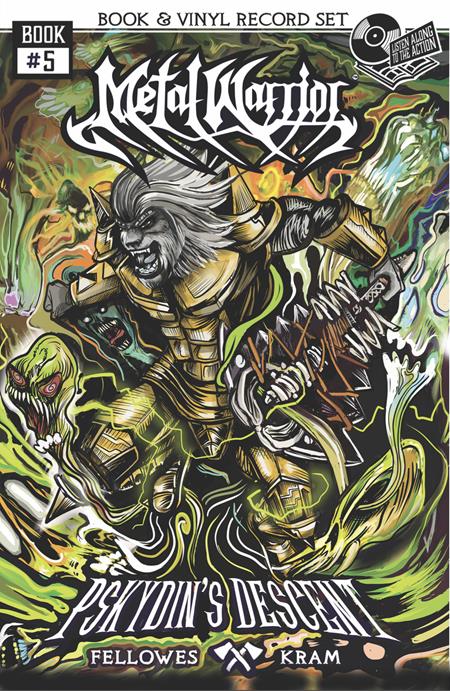 METAL WARRIOR TP #5 (OF 9) PSKYDINS DESCENT OUT OF DETENTION AND INTO DARKNESS WITH 7 IN VINYL - 9/24/25 - Release Date: 9/24/25