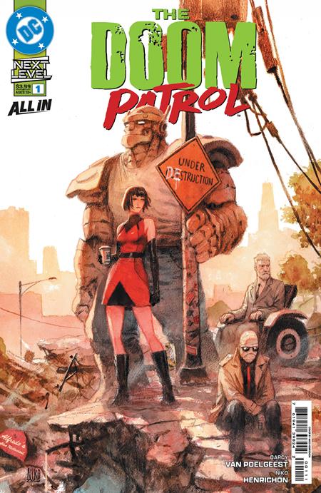 DOOM PATROL #1 CVR A NIKO HENRICHON ISBN: 76194139824200111 - FOC DATE: 8/9/26 - Release Date: 9/2/26
