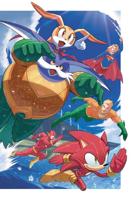 DC X SONIC THE HEDGEHOG METAL LEGION #5 (OF 5) CVR B MIN HO KIM CARD STOCK VAR ISBN: 76194139344500521 - FOC DATE: 8/23/26 - Release Date: 9/16/26