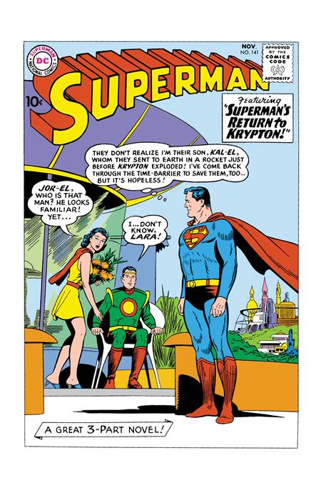 SUPERMAN #141 FACSIMILE EDITION CVR A CURT SWAN ISBN: 76194139518000111 - FOC DATE: 8/30/26 - Release Date: 9/23/26