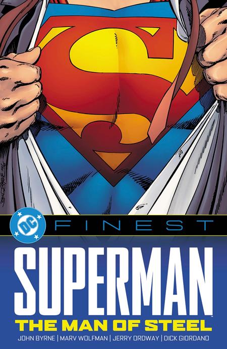 DC FINEST SUPERMAN THE MAN OF STEEL TP ISBN: 978179951032153999 - FOC DATE: 8/30/26 - Release Date: 11/10/26