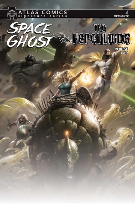 SPACE GHOST VS THE HERCULOIDS #1 CVR J FRANCESCO MATTINA ATLAS EDITION SIGNED BY DAVID PEPOSE VAR ISBN: 72513036737201101 - FOC DATE: 8/23/26 - Release Date: 9/30/26