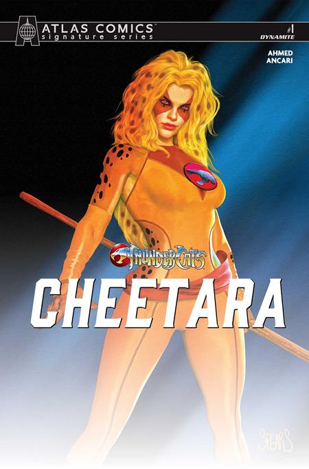 THUNDERCATS CHEETARA #1 CVR J MARK SPEARS ATLAS EDITION SIGNED BY SALADIN AHMED VAR ISBN: 72513036736501101 - FOC DATE: 8/16/26 - Release Date: 9/23/26