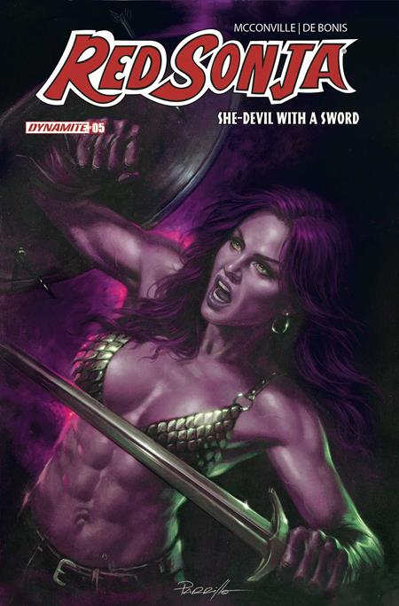 RED SONJA SHE DEVIL WITH A SWORD #5 CVR K LUCIO PARRILLO ULTRAVIOLET VAR ISBN: 72513036484505111 - FOC DATE: 8/9/26 - Release Date: 9/2/26