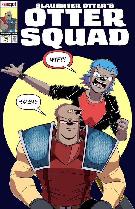 OTTER SQUAD #5 CVR C MATT RODGERS SPOT FOIL BAGGED WITH TRADING CARD VAR ISBN: 60283502321800531 - FOC DATE: 8/2/26 - Release Date: 9/30/26
