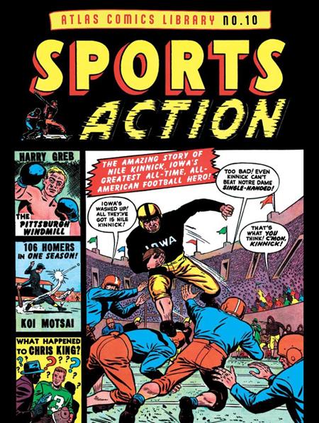 ATLAS COMICS LIBRARY HC NO 10 SPORTS ACTION (MR) ISBN: 979887500211355499 - FOC DATE: 8/16/26 - Release Date: 9/23/26