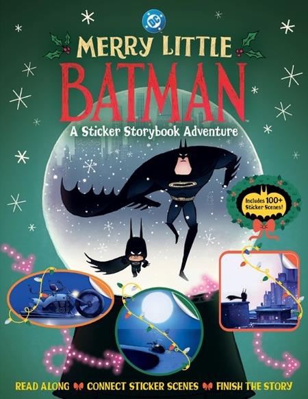 MERRY LITTLE BATMAN TP A STICKER STORYBOOK ADVENTURE ISBN: 978006349662051299 - FOC DATE: 8/16/26 - Release Date: 9/16/26