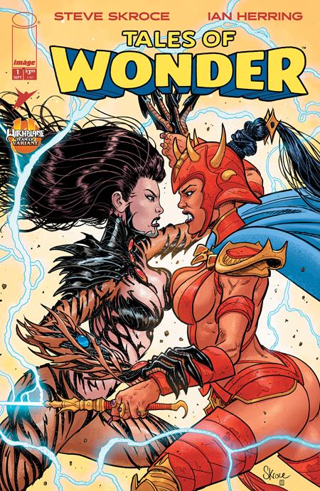 TALES OF WONDER #1 (OF 5) CVR H STEVE SKROCE & NEERAJ MENON WITCHBLADE TEAM UP VAR ISBN: 70985304861900181 - FOC DATE: 8/9/26 - Release Date: 9/2/26