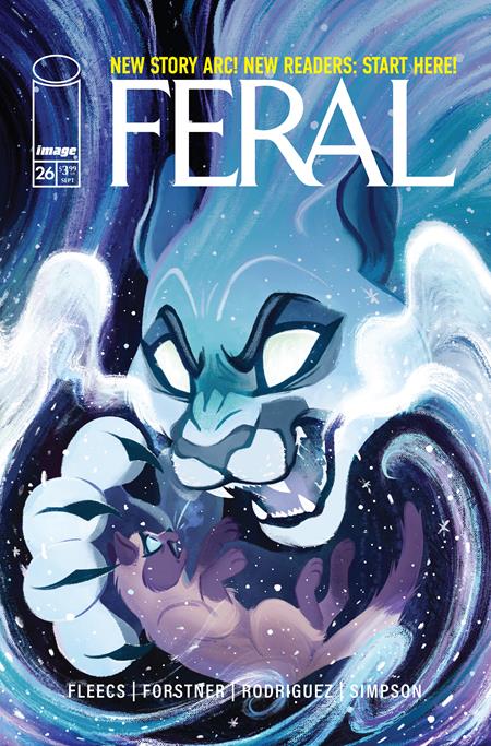 FERAL #26 CVR A JUSTASUTA ISBN: 70985303949502611 - FOC DATE: 8/30/26 - Release Date: 9/23/26