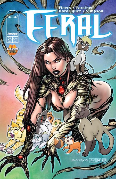 FERAL #26 CVR D TRISH FORSTNER & TIM SEELEY WITCHBLADE TEAM UP VAR ISBN: 70985303949502641 - FOC DATE: 8/30/26 - Release Date: 9/23/26