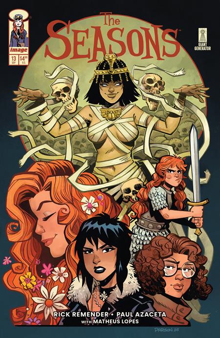 SEASONS #13 CVR C BRETT PARSON VAR ISBN: 70985304231001331 - FOC DATE: 9/13/26 - Release Date: 10/7/26