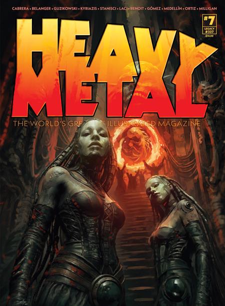 HEAVY METAL MAGAZINE #7 CVR A CARLOS CABRERA ISBN: 85007130300100711 - FOC DATE: 8/9/26 - Release Date: 9/30/26