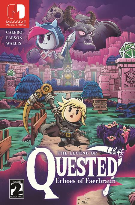 QUESTED #2 (OF 3) CVR C TREVOR RICHARDSON VIDEO GAME HOMAGE VAR ISBN: 72355236096400231 - FOC DATE: 8/23/26 - Release Date: 9/30/26