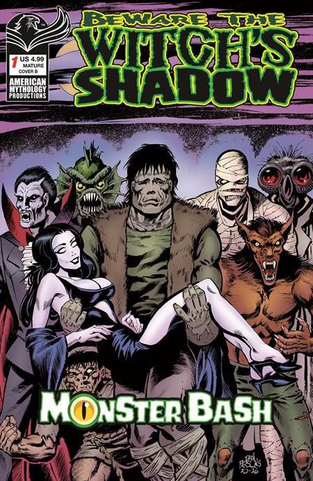 BEWARE THE WITCHS SHADOW MONSTER BASH #1 CVR B DAN PARSONS VAR (MR) ISBN: 78200334605600121 - FOC DATE: 9/6/26 - Release Date: 9/30/26