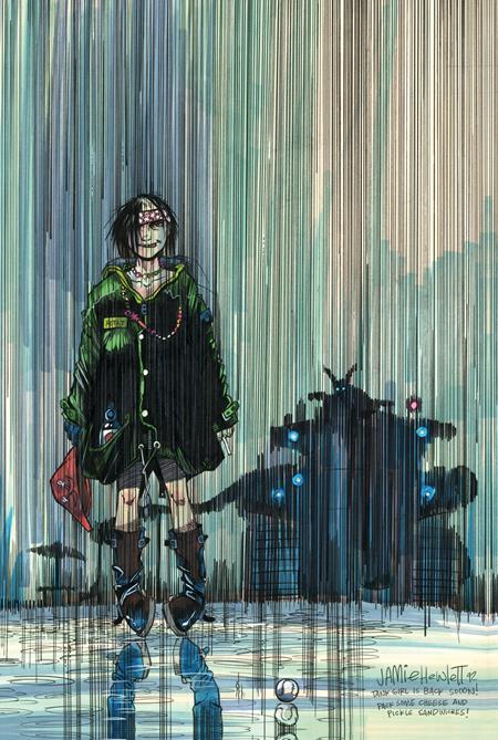 TANK GIRL BLUE HELMET SUMMER SPECIAL #1 (ONE SHOT) CVR C JAMIE HEWLETT VIRGIN CARDSTOCK VAR (MR) ISBN: 65946031326900131 - FOC DATE: 8/16/26 - Release Date: 9/9/26